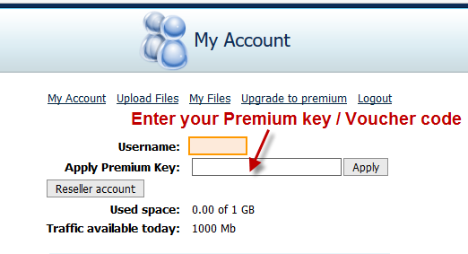 Activate Fireget Premium key